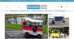 Desktop Screenshot of bolderkar-shop.nl